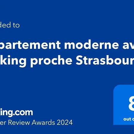 Le Canal Strasbourg - Moderne Avec Parking Appartement